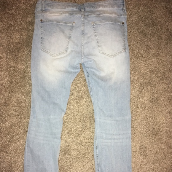 Blue distressed jeans - Picture 3 of 5